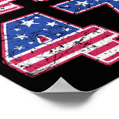 45 47愛国的な大統領トランプ氏が生涯に2回 ポスター (角)