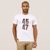 🇺🇸 45-47愛国的Tシャツ🇺🇸 Tシャツ (正面フル)