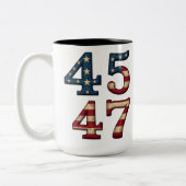 45-47社長トランプ ツートーンマグカップ (左)