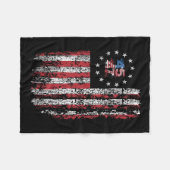 45 47米国国旗の大統領ドナルド フリースブランケット (正面(横))