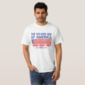 45 47 ドナルド・トランプ アメリカの黄金時代 2025  Tシャツ (正面フル)