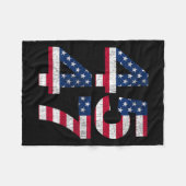 45 47 2024社長ヴィンテージ フリースブランケット (正面(横))