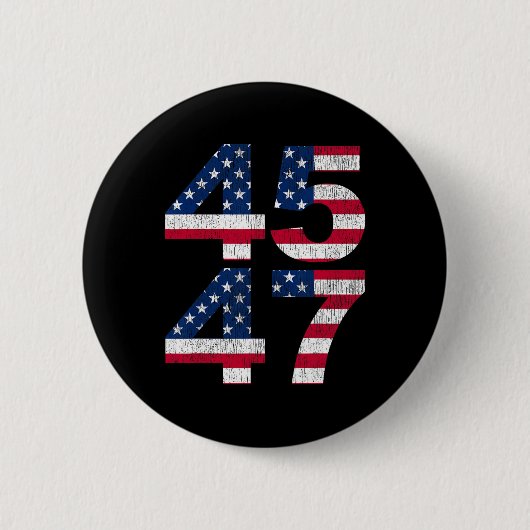 45 47 2024社長ヴィンテージ 缶バッジ (正面)