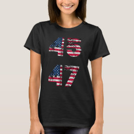 45 47 Donald Trump 2024年の選挙Iはトランプを支持 Tシャツ