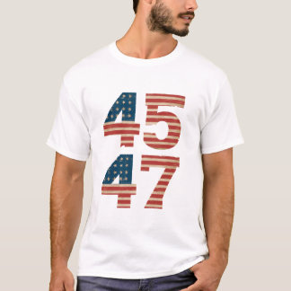 45 47 US Flag Tシャツ