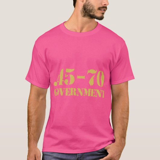 45-70バッファロー狩りウェスタン射撃、 発砲 Tシャツ (正面)