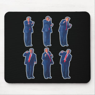 45 Dance President Donald J Trump 2024 Never Surre マウスパッド