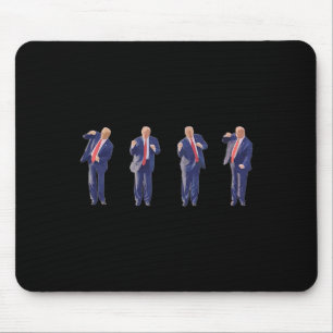45 Dance President Donald J Trump 2024 Never Surre マウスパッド