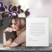 45 & Fabulous Orchid Photo Birthday Greeting Card カード