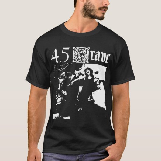 45 Graveバンド Tシャツ (正面)