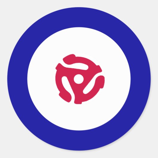 45 rpmターモダンゲットTシャツ ラウンドシール (正面)