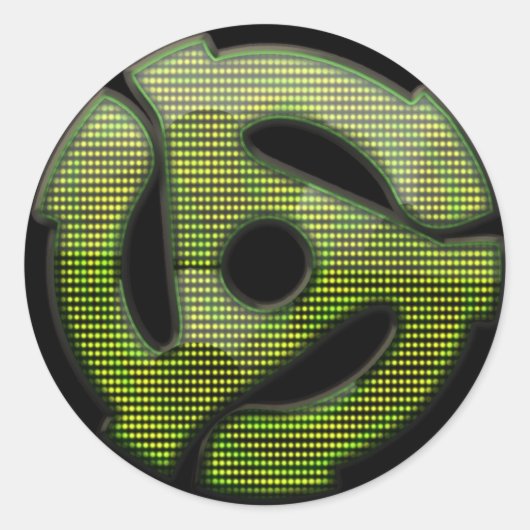 45 RPMリフレクタ ラウンドシール (正面)