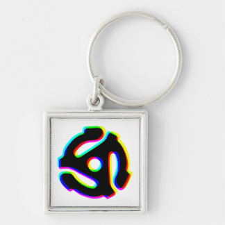 45 rpmレコードアダプタキーチェーン キーホルダー