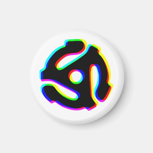 45 RPMレコードアダプタマグネット マグネット (正面)