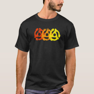 45 RPMレコードアダプターターンテーブルレトロVinyl DJ Gi Tシャツ