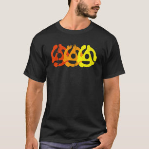 45 RPMレコードアダプターターンテーブルレトロVinyl DJ Gi Tシャツ