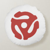 45 RPMレコードアダプターAudiophile丸枕 ラウンドクッション (裏面)