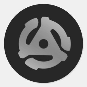 45 RPMレコードアダプタ ラウンドシール