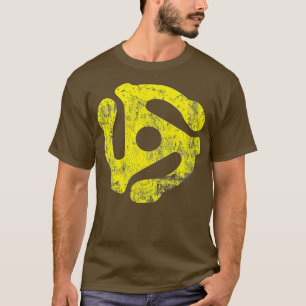 45 RPMレコードアダプタ Tシャツ