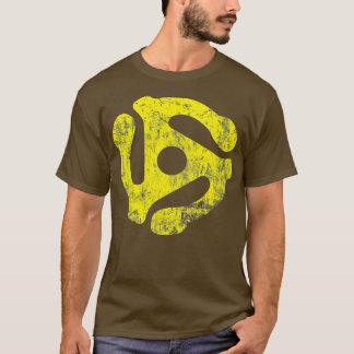 45 RPMレコードアダプタ Tシャツ