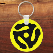 45 RPM Record Adapter Keychain キーホルダー (正面)