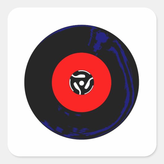 45 RPM SIngle Record スクエアシール (正面)