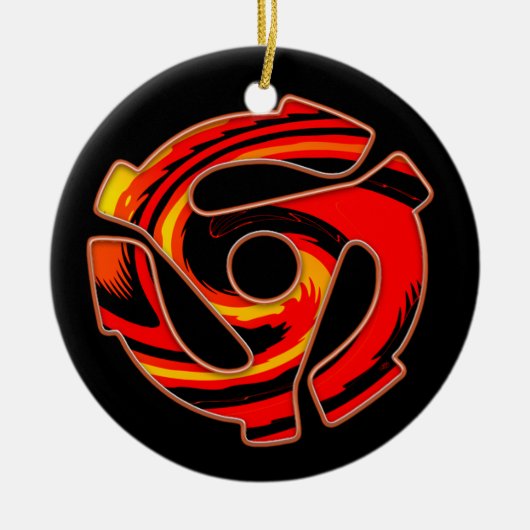 45 RPM Spider セラミックオーナメント (正面)