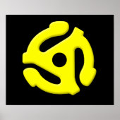 45 rpm Vinyl Record Adapter ポスター (正面)