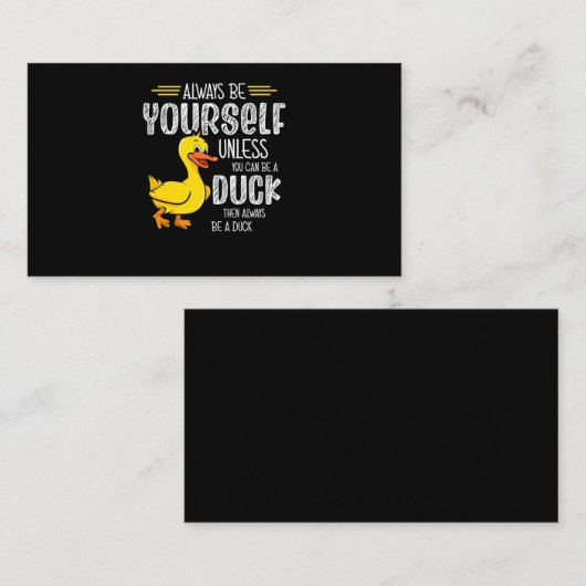 45.Rubber duck for a Duck Lovers 名刺 (正面/裏面)