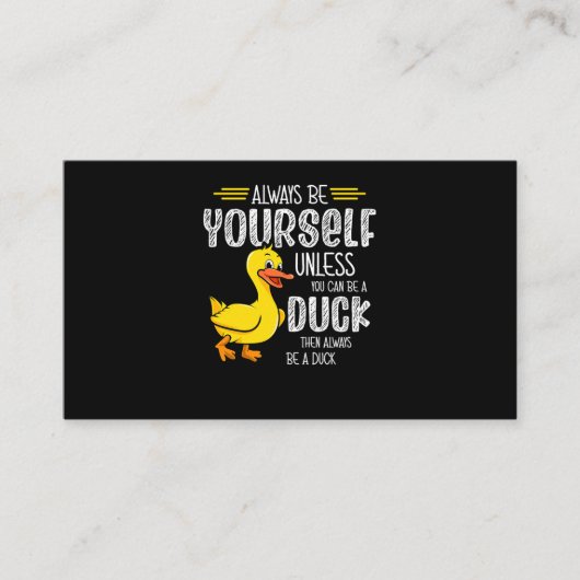 45.Rubber duck for a Duck Lovers 名刺 (正面)