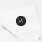 45 Squaredトランプ大統領2020第2期ギフト ラウンドシール (封筒)