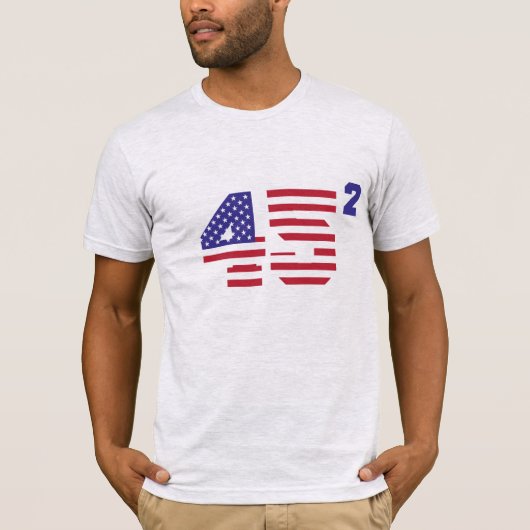 45 Squared Trump 2020次2期目 Tシャツ (正面)
