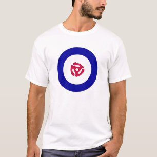 45rpmモダンなターゲットTシャツ Tシャツ