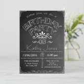 45thシャルボード誕生祝い招待状 招待状 (スタンド正面)