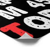 45th今日の誕生日ギフトのアイディアで幸せおもしろい ポスター (角)