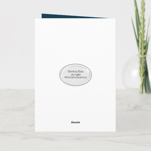 45th誕生日キャンドル カード (裏面)