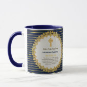 45th調整記念日サファイア – 任意の聖職者 マグカップ (左)