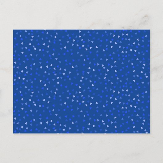 45th 65thの結婚記念日ハートの日付を保存 ポストカード (裏面)