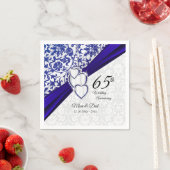 45th / 65thサファイア記念日 スタンダードカクテルナプキン (インサイチュ)