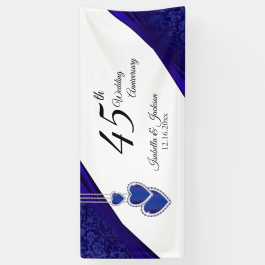 45th / 65thサファイア記念日 横断幕 (縦)