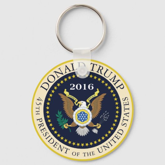 45th President of the United States キーホルダー (正面)