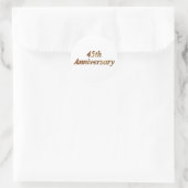 45thanniversary8t ラウンドシール (バッグ)