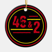 46と2の進化 セラミックオーナメント (正面)