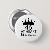 46アットハート 缶バッジ (正面&裏面)