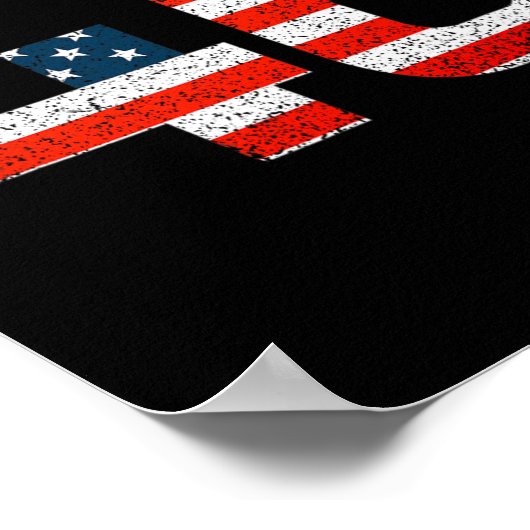 46ジョーバイデン氏第46代大統領2020アメリカ国旗 ポスター (角)