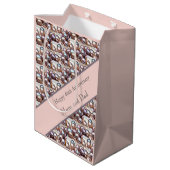 46周年記念結婚カード ミディアムペーパーバッグ (裏面アングル)