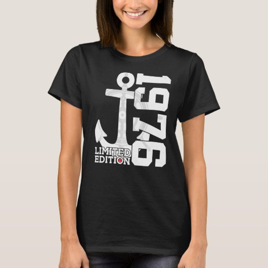 46年キャパシティ1976セーラー46誕生日 Tシャツ (正面)