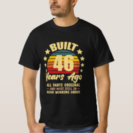 46年前製造 オリジナルパーツで動く 46歳の誕生日 Tシャツ