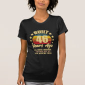 46年前 オールパーツオリジナル 46歳の誕生日 Tシャツ (正面)