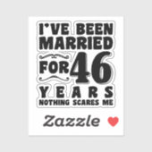 46年間の結婚生活 ロマンチック シール (シート)